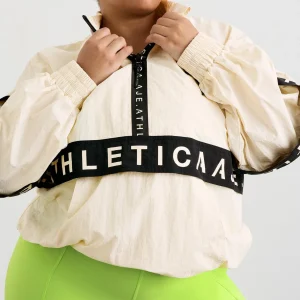 Hot Aje ATHLETICA Convertible Jacket 742 Limestone Beige Black