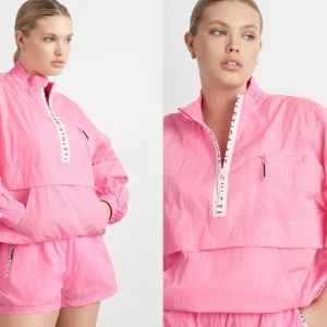 Shop Aje ATHLETICA Convertible Spray Jacket 742 Candy Pink