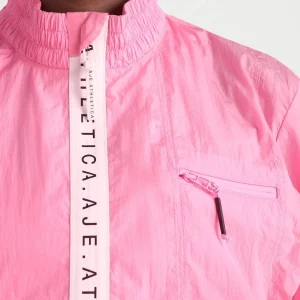 Shop Aje ATHLETICA Convertible Spray Jacket 742 Candy Pink