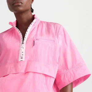 Shop Aje ATHLETICA Convertible Spray Jacket 742 Candy Pink