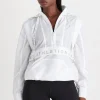 New Aje ATHLETICA Convertible Windbreaker Jacket 701 White
