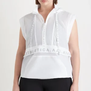 New Aje ATHLETICA Convertible Windbreaker Jacket 701 White