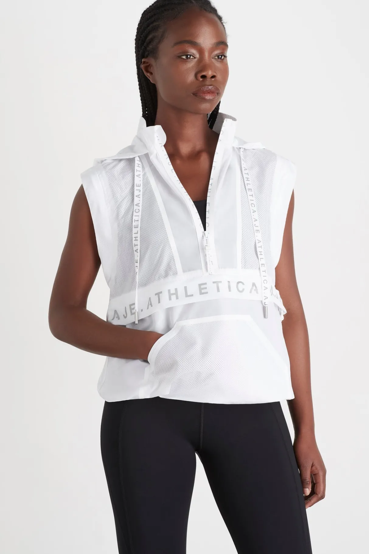 convertible_windbreaker_jacket__5.webp New Aje ATHLETICA Convertible Windbreaker Jacket 701 White