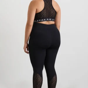 Best Sale Aje ATHLETICA Corset Mesh 7/8 Legging 236 Black