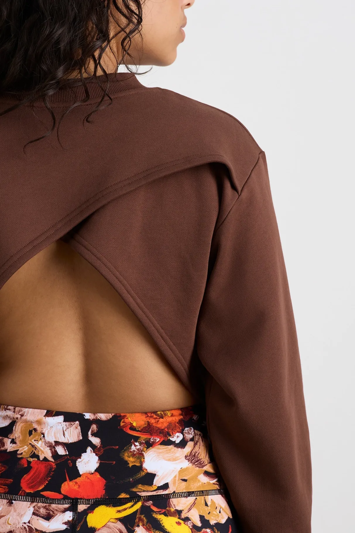 cotton_terry_crew_jumper__8.webp Cheap Aje ATHLETICA Cotton Terry Crew Jumper 413 Dark Chocolate Brown