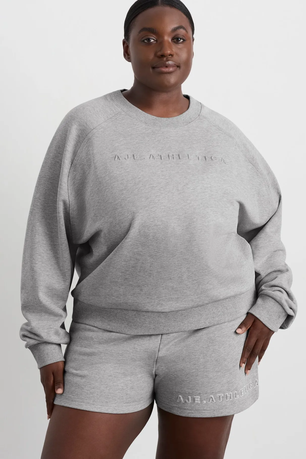 crew_neck_sweater__13-1.webp Flash Sale Aje ATHLETICA Crew Neck Sweater 401 Grey Marle