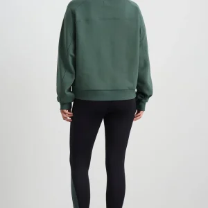 Fashion Aje ATHLETICA Crew Neck Sweater 401 Moss Green