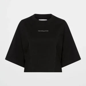Hot Aje ATHLETICA Crop Panel Tee 105 Black