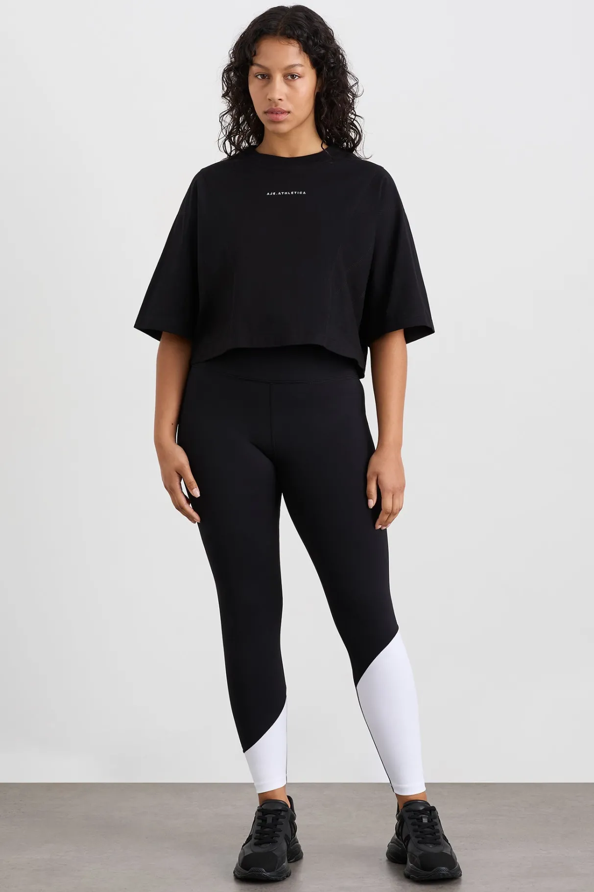 crop_panel_tee__6.webp Hot Aje ATHLETICA Crop Panel Tee 105 Black