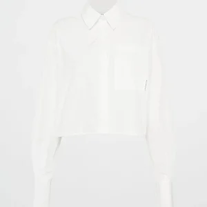 Best Sale Aje ATHLETICA Crop Shirt 609 White