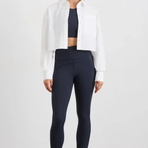 Best Sale Aje ATHLETICA Crop Shirt 609 White