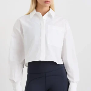 Best Sale Aje ATHLETICA Crop Shirt 609 White