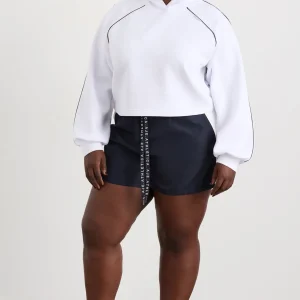 Online Aje ATHLETICA Cropped Contrast Hoodie 405 White