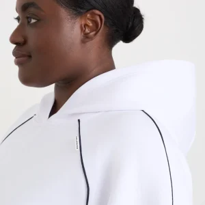 Online Aje ATHLETICA Cropped Contrast Hoodie 405 White