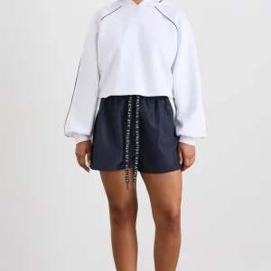 Online Aje ATHLETICA Cropped Contrast Hoodie 405 White