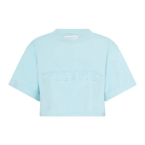 Hot Aje ATHLETICA Cropped Embossed Classic Logo T-Shirt 105 Ice Blue