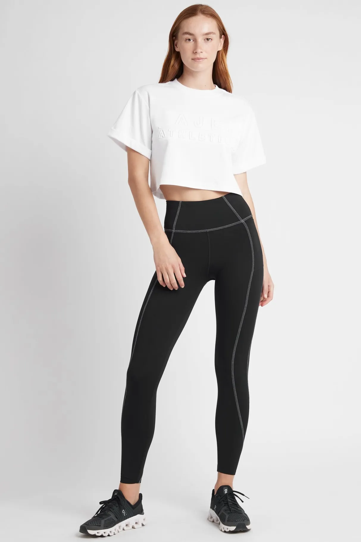 cropped_embossed_classic_logo_tshirt__5.webp Hot Aje ATHLETICA Cropped Embossed Classic Logo T-Shirt 105 White