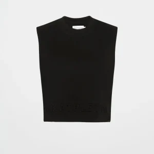 Cheap Aje ATHLETICA Cropped Embossed Signature Logo Tank 106 Black