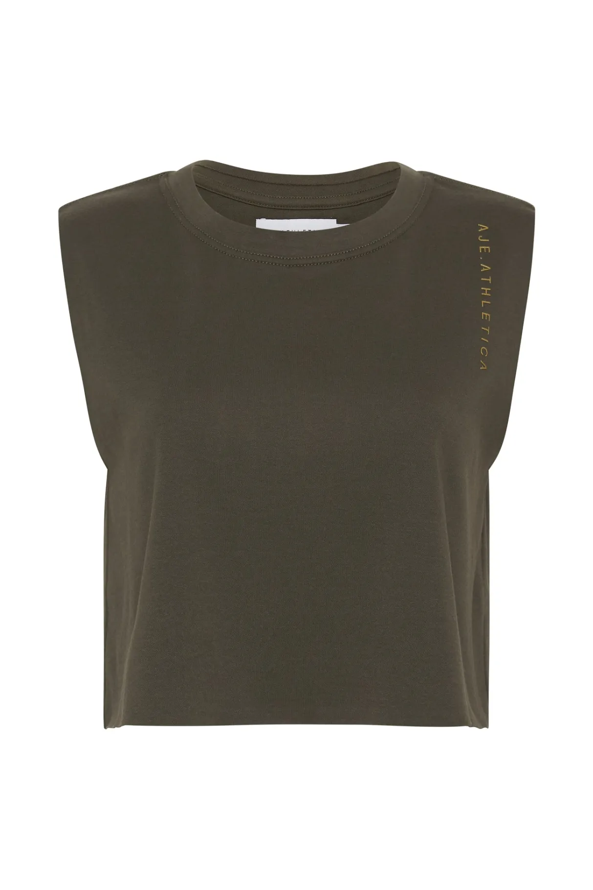 cropped_embossed_signature_logo_tank__1-4.webp Best Aje ATHLETICA Cropped Embossed Signature Logo Tank 112 Forest Green