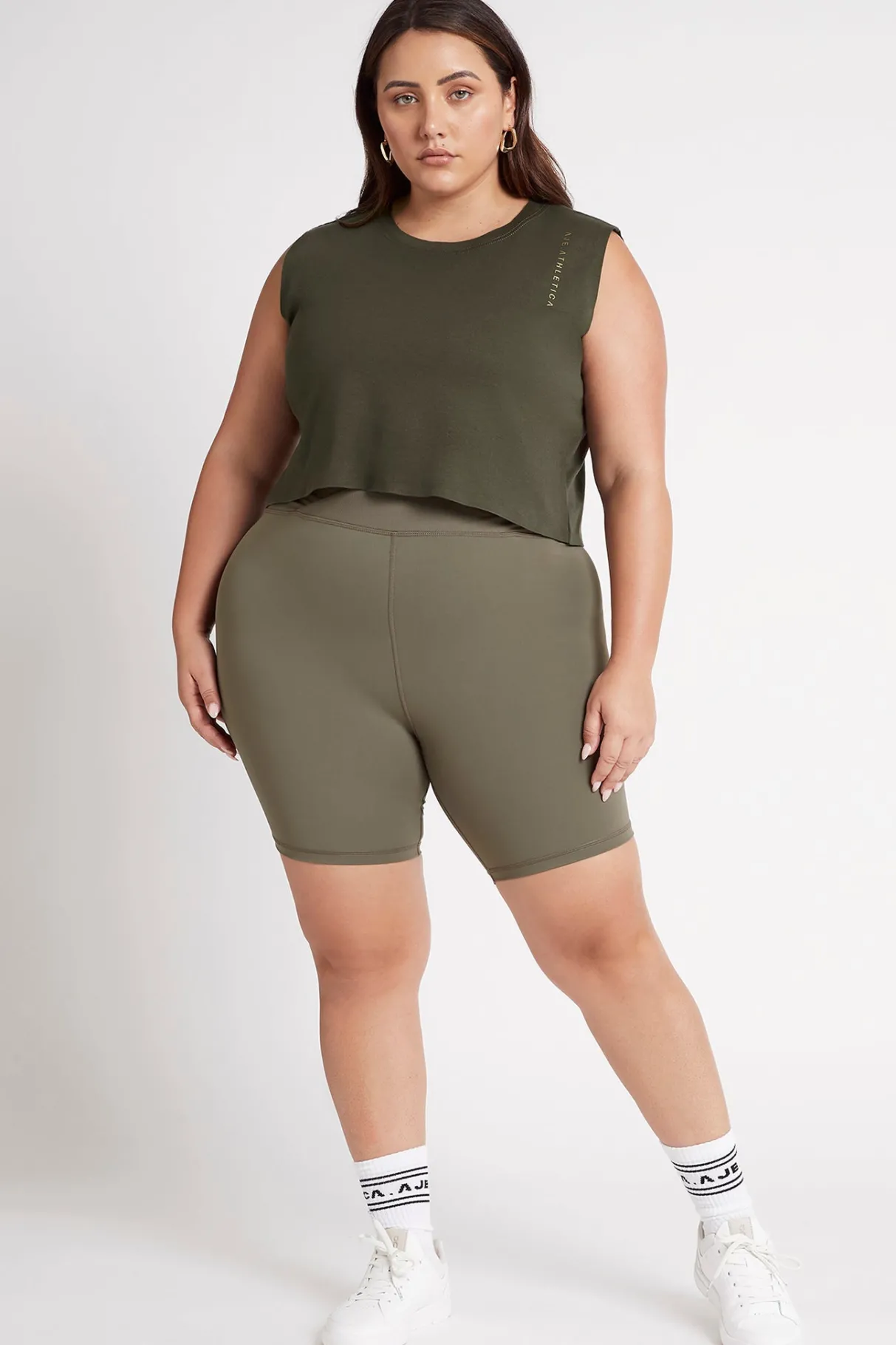 cropped_embossed_signature_logo_tank__16-1.webp Best Aje ATHLETICA Cropped Embossed Signature Logo Tank 112 Forest Green