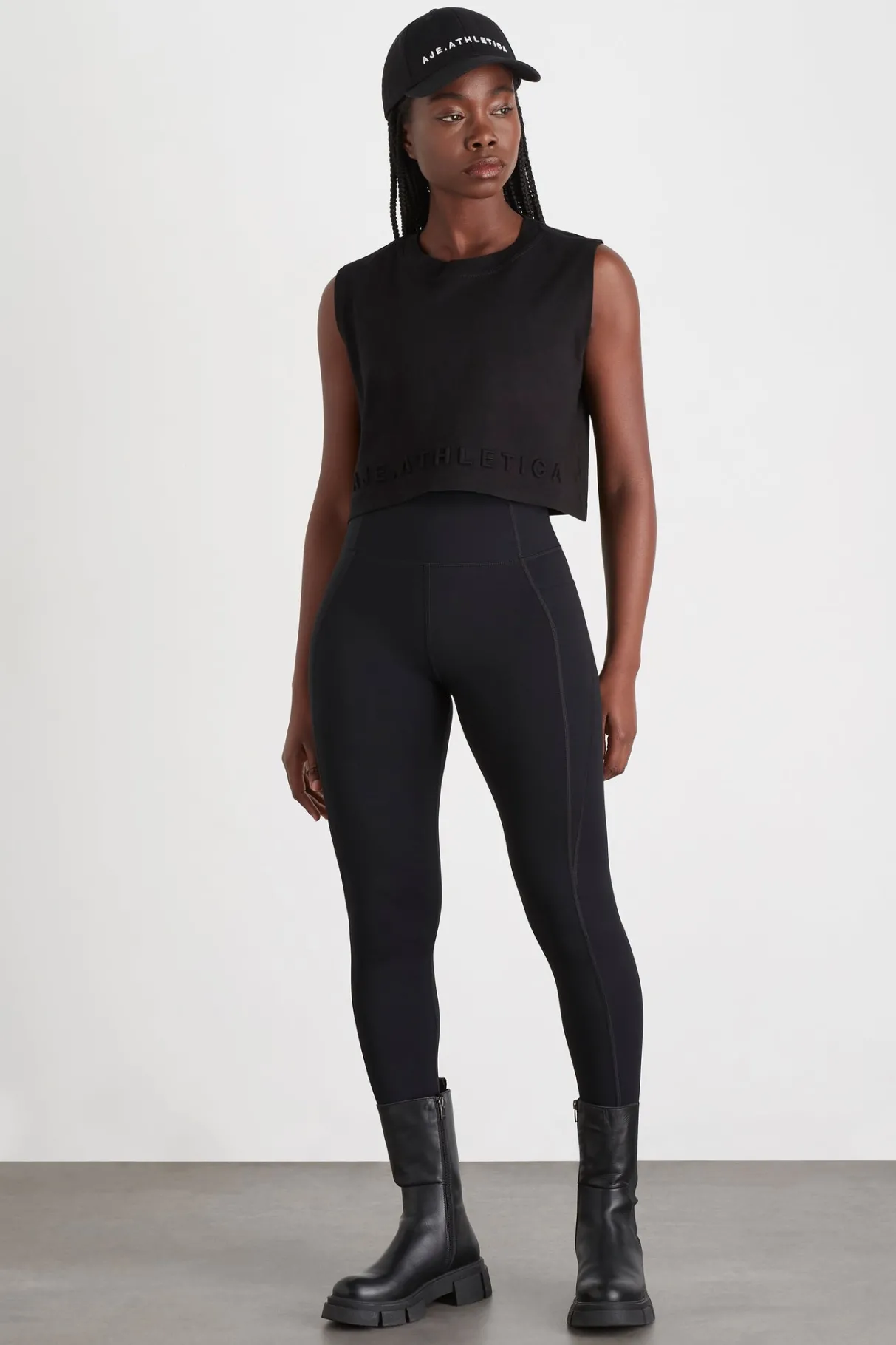cropped_embossed_signature_logo_tank__2.webp Cheap Aje ATHLETICA Cropped Embossed Signature Logo Tank 106 Black