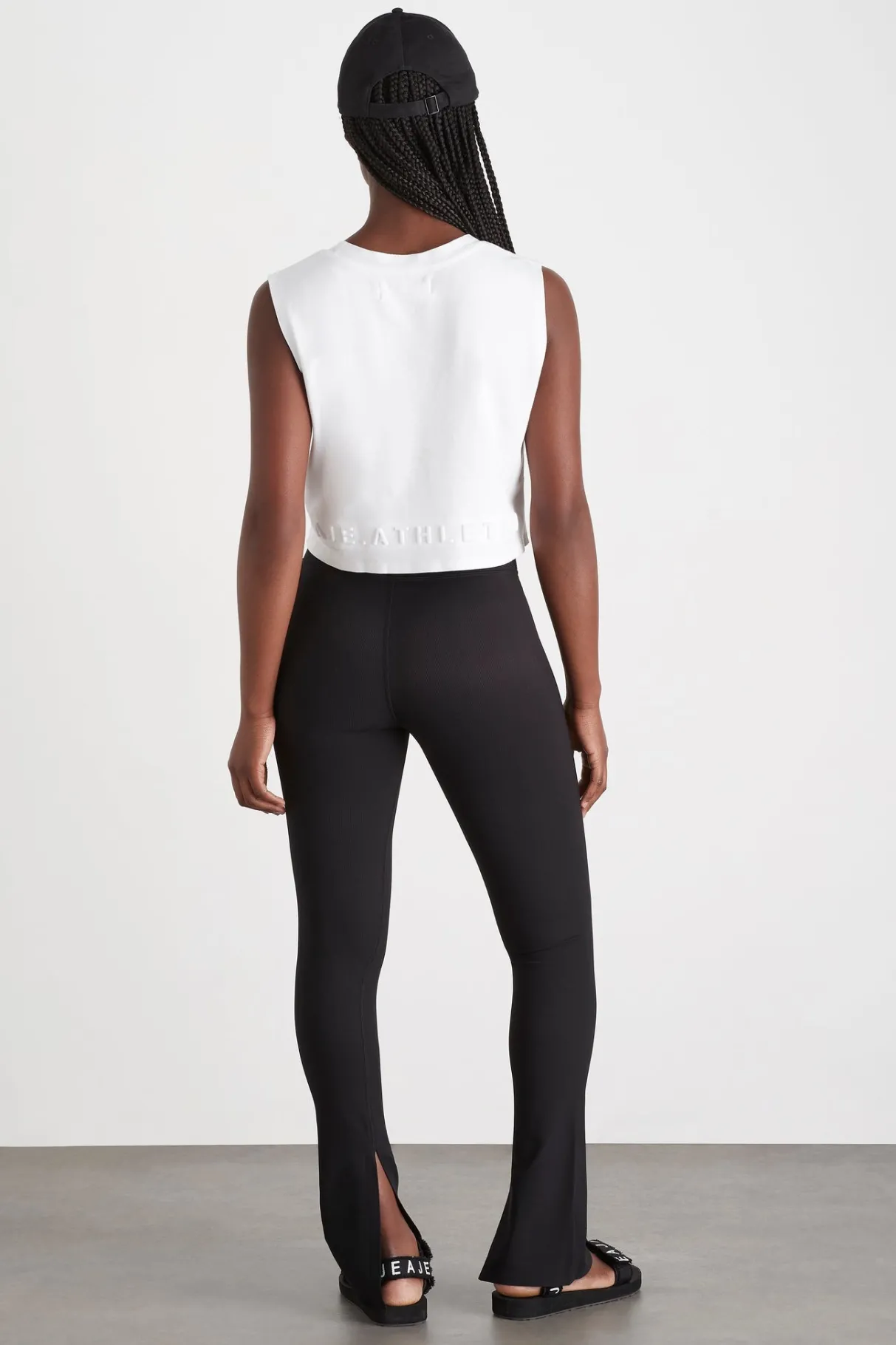 cropped_embossed_signature_logo_tank__4-3.webp Shop Aje ATHLETICA Cropped Embossed Signature Logo Tank 106 White