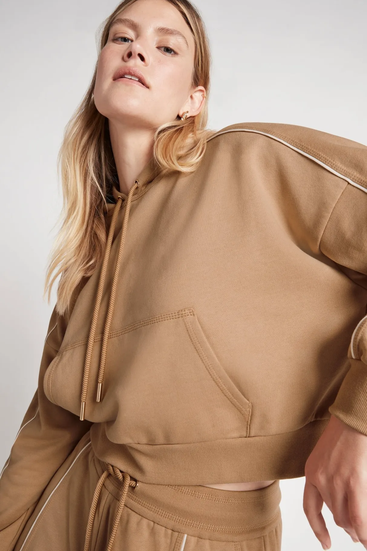 cropped_essential_contrast_piping_hoodie__8-1.webp Cheap Aje ATHLETICA Cropped Essential Contrast Piping Hoodie 405 Beige/Light Ivory