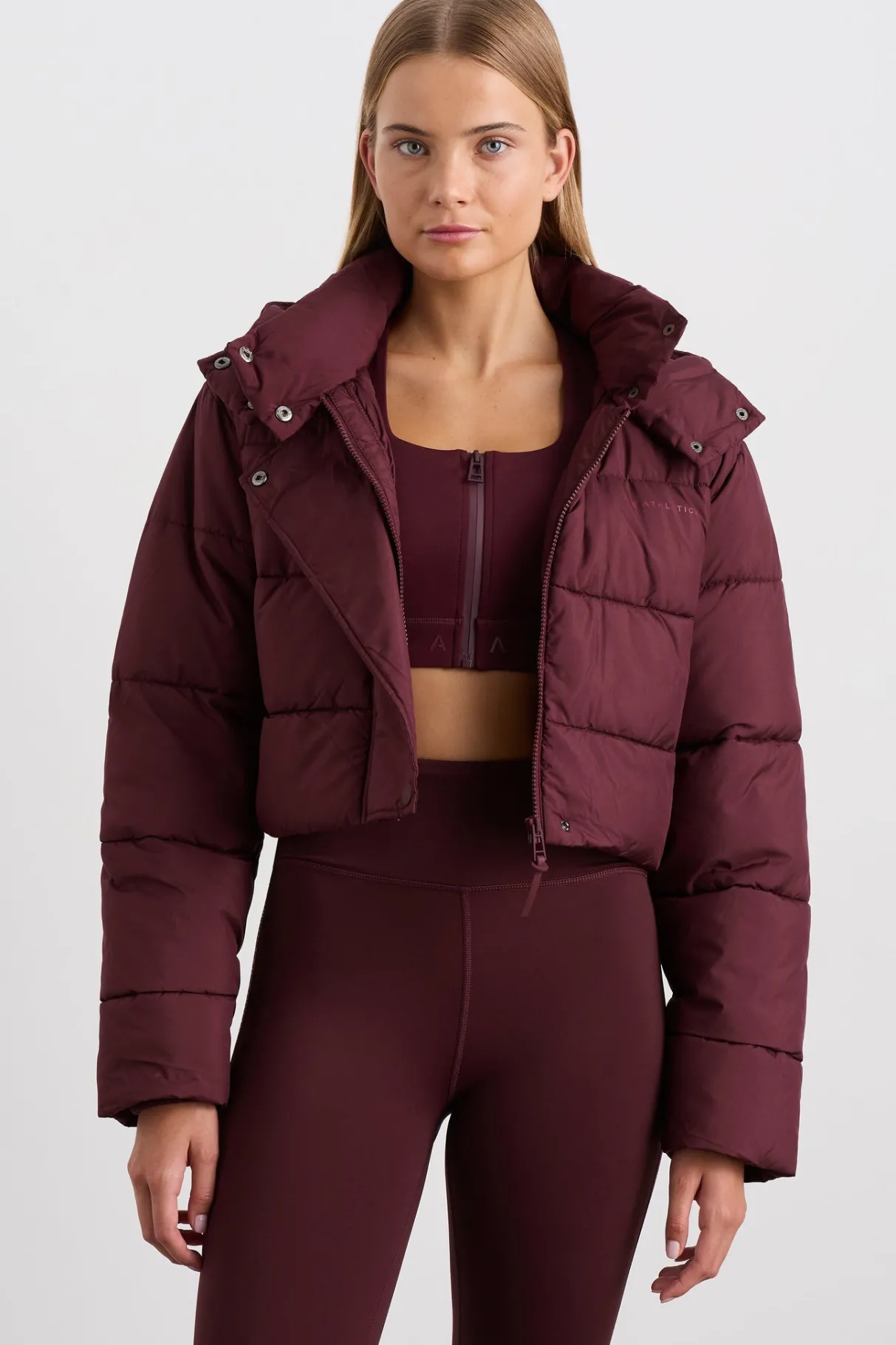 cropped_hooded_puffer_jacket__0.webp Store Aje ATHLETICA Cropped Hooded Puffer Jacket 764 Burgundy