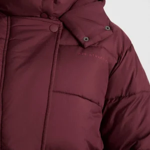 Store Aje ATHLETICA Cropped Hooded Puffer Jacket 764 Burgundy
