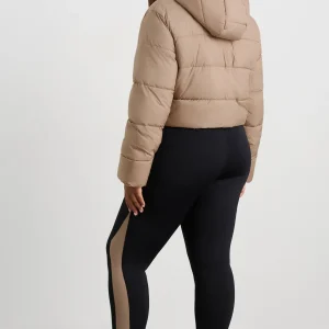 Fashion Aje ATHLETICA Cropped Hooded Puffer Jacket 764 Dune