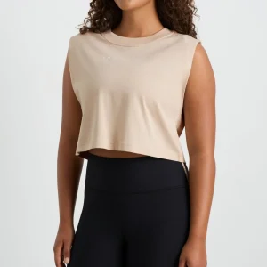 Flash Sale Aje ATHLETICA Cropped Jersey Tank 147 Moonstone Grey