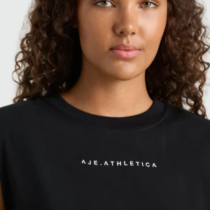New Aje ATHLETICA Cropped Jersey Tank 147 Black