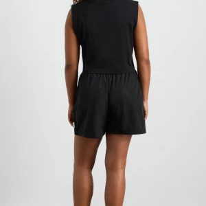 New Aje ATHLETICA Cropped Jersey Tank 147 Black