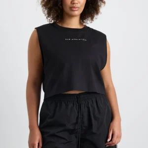 New Aje ATHLETICA Cropped Jersey Tank 147 Black