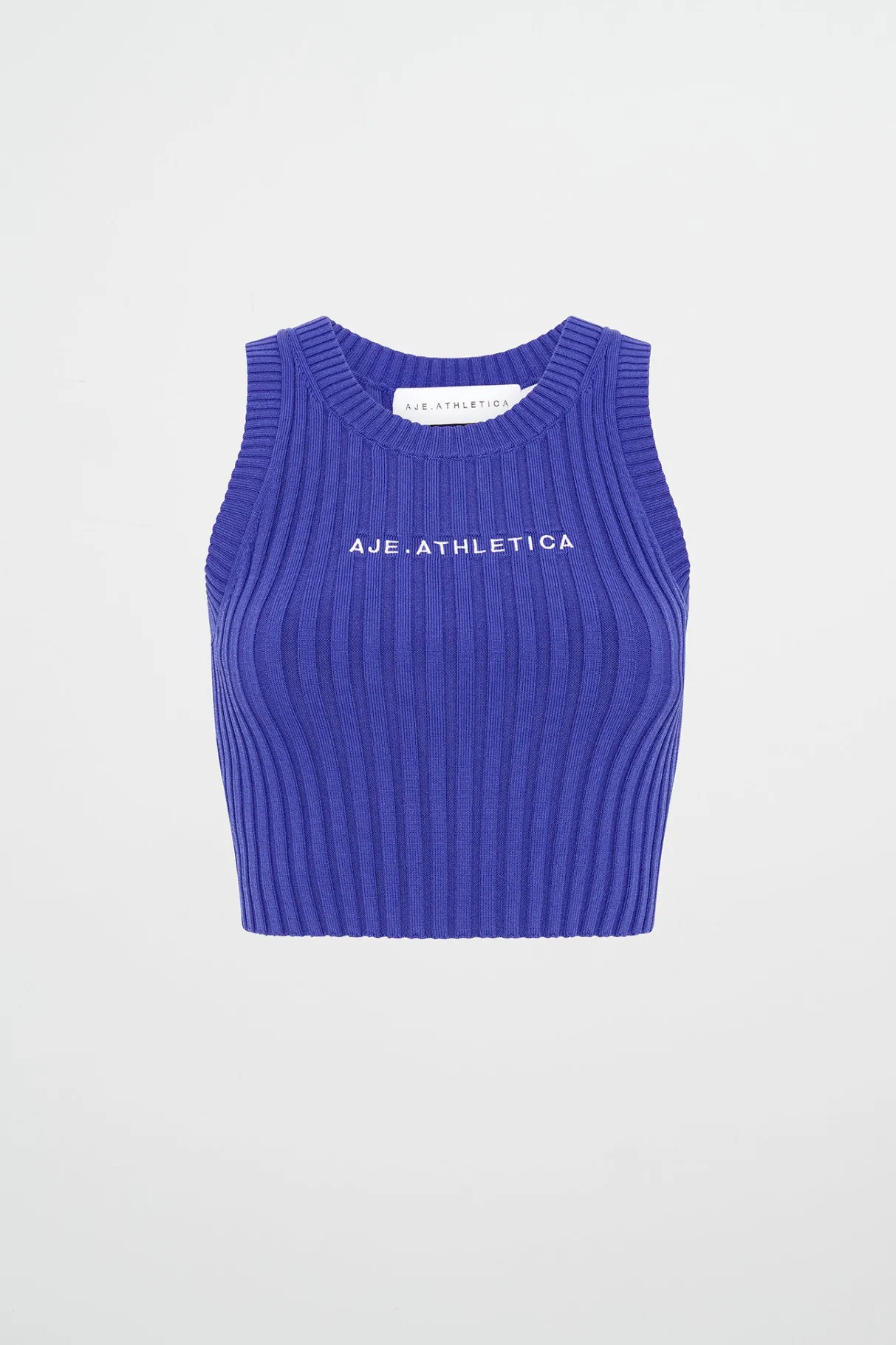 cropped_knitted_logo_tank__1-2.webp Best Aje ATHLETICA Cropped Knitted Logo Tank 135 Electric Blue