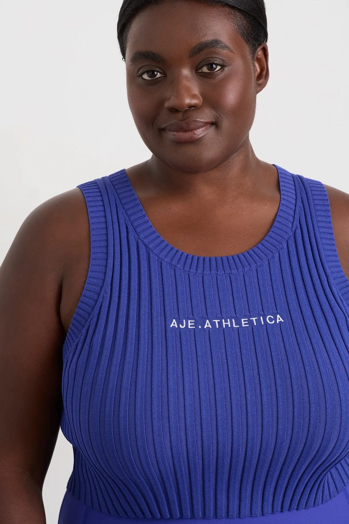 cropped_knitted_logo_tank__10-1.webp Best Aje ATHLETICA Cropped Knitted Logo Tank 135 Electric Blue