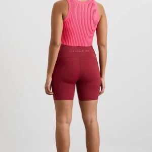 Flash Sale Aje ATHLETICA Cropped Knitted Logo Tank 135 Rouge Pink