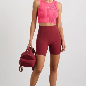 Flash Sale Aje ATHLETICA Cropped Knitted Logo Tank 135 Rouge Pink