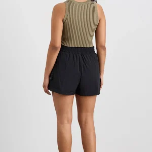 Fashion Aje ATHLETICA Cropped Knitted Logo Tank 135 Soft Khaki/Black