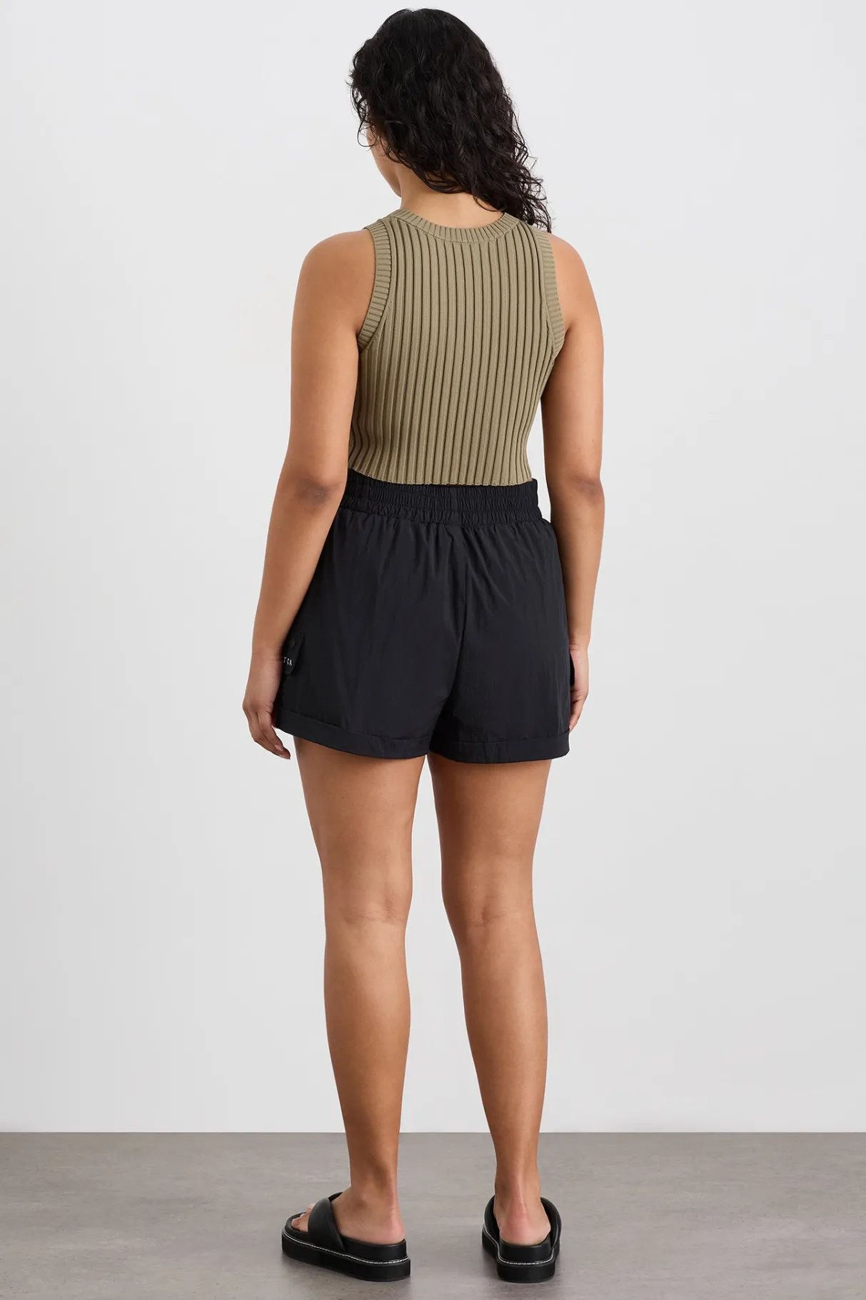 cropped_knitted_logo_tank__4.webp Fashion Aje ATHLETICA Cropped Knitted Logo Tank 135 Soft Khaki/Black