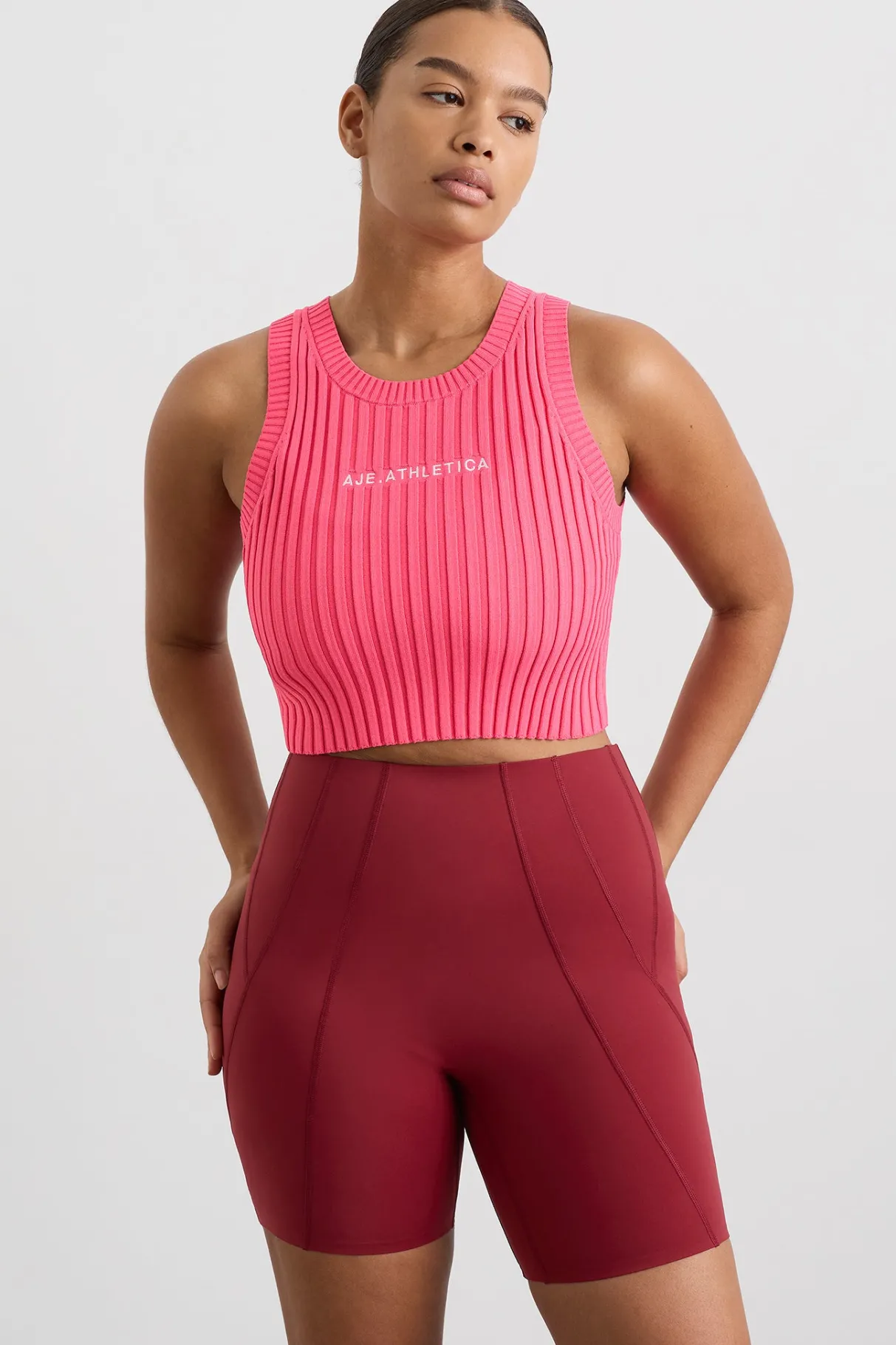 cropped_knitted_logo_tank__6-5.webp Flash Sale Aje ATHLETICA Cropped Knitted Logo Tank 135 Rouge Pink