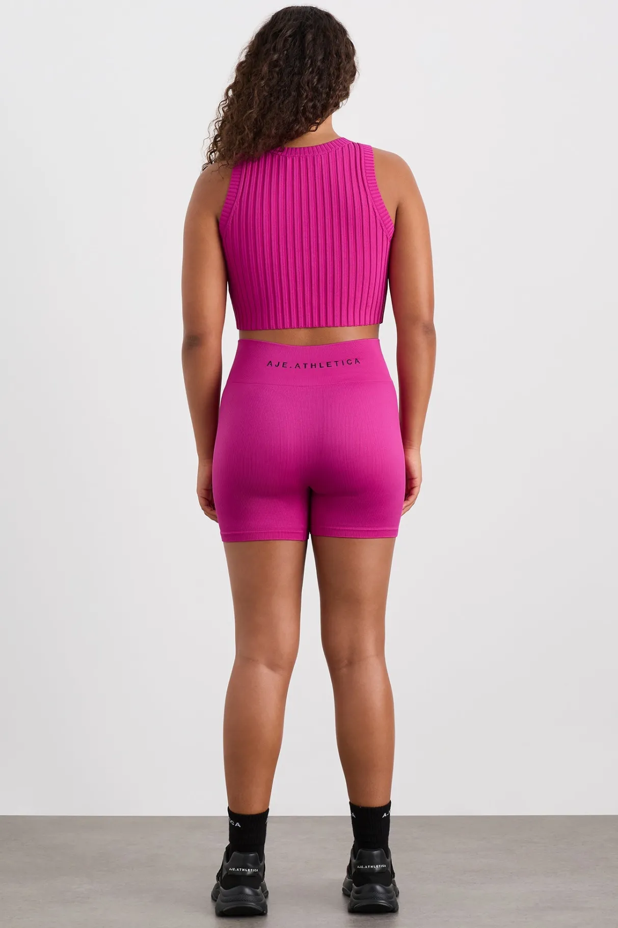 cropped_knitted_logo_tank__8-1.webp Shop Aje ATHLETICA Cropped Knitted Logo Tank 135 Power Pink