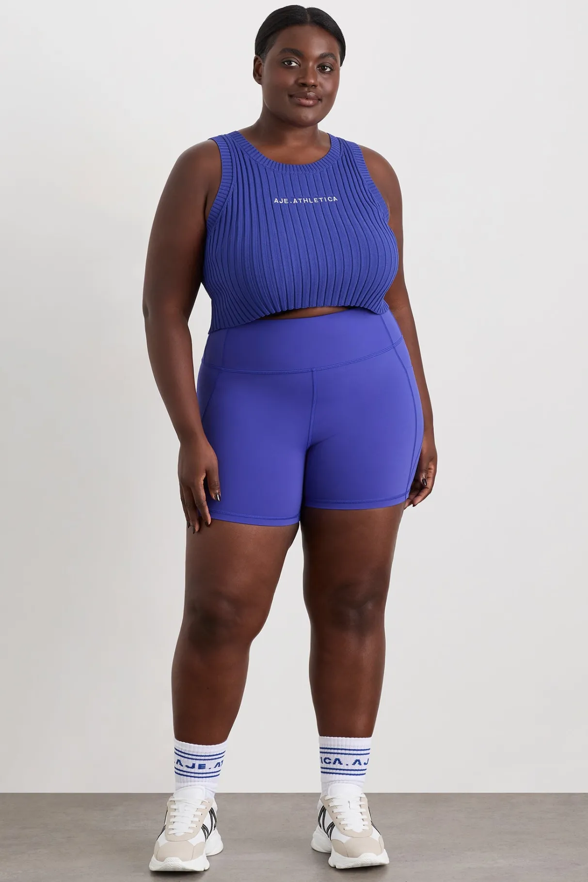 cropped_knitted_logo_tank__9-1.webp Best Aje ATHLETICA Cropped Knitted Logo Tank 135 Electric Blue