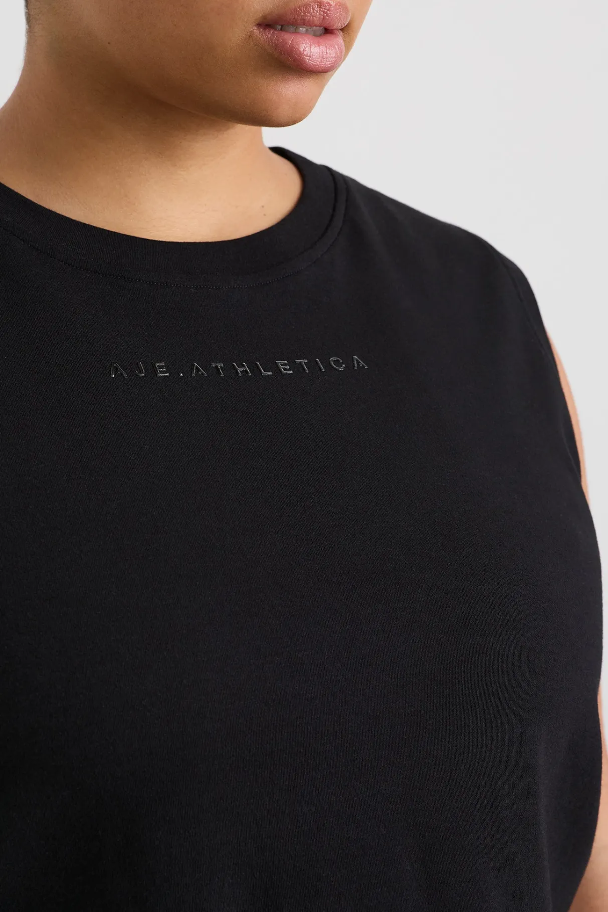 cropped_logo_mesh_boxy_tank__13.webp Best Sale Aje ATHLETICA Cropped Logo Mesh Boxy Tank 146 Black