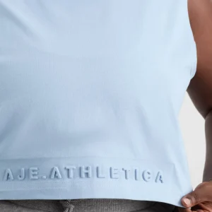 Hot Aje ATHLETICA Cropped Logo Tank 106 Steel Blue