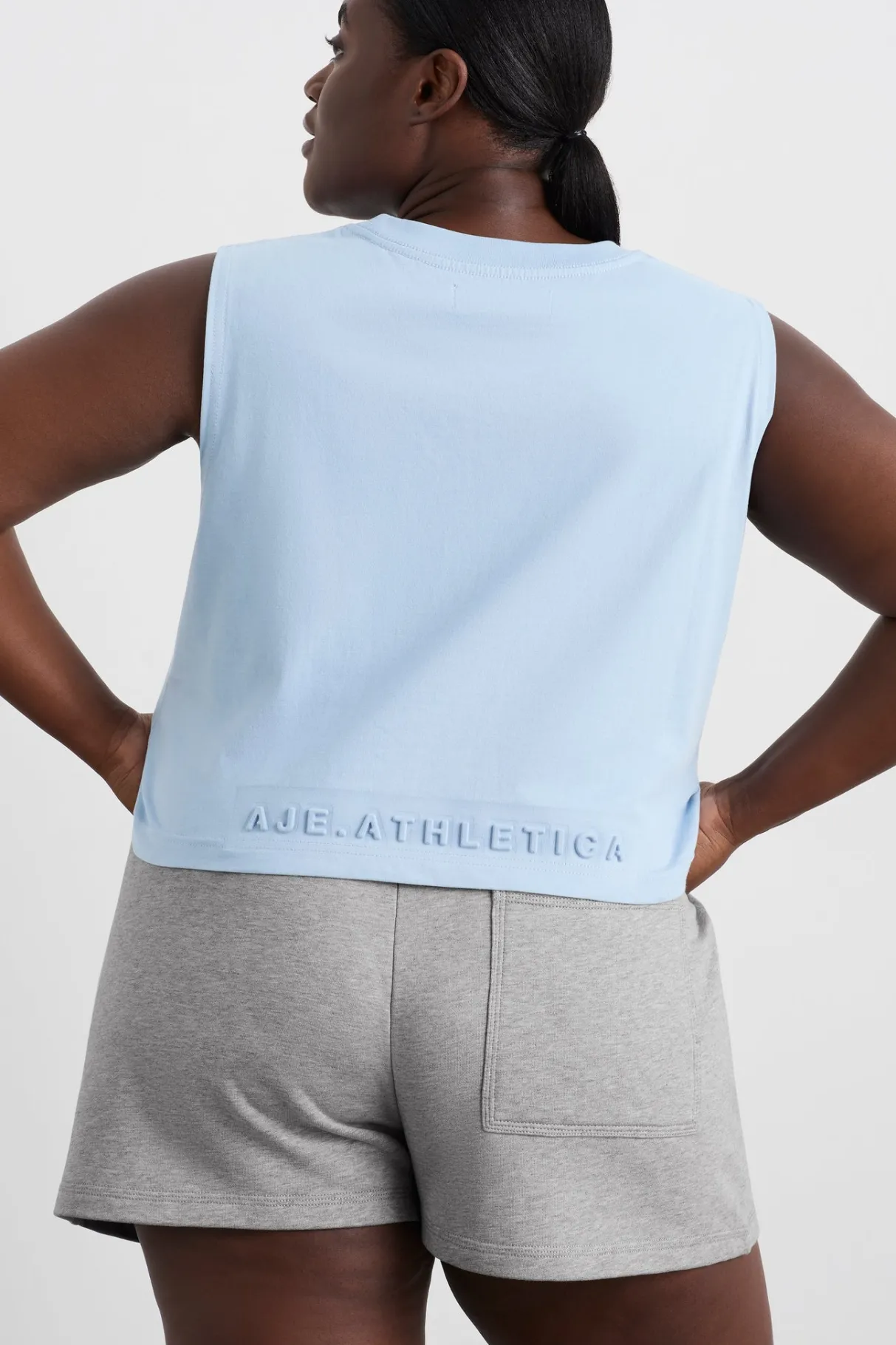 cropped_logo_tank__13.webp Hot Aje ATHLETICA Cropped Logo Tank 106 Steel Blue