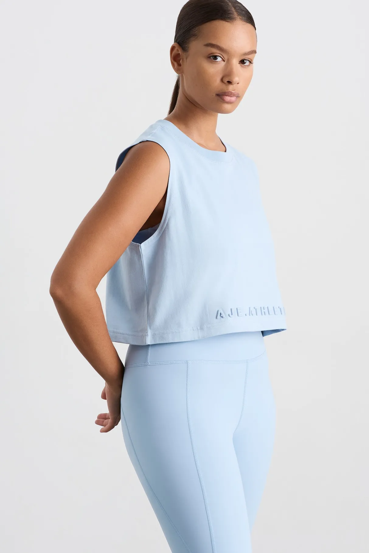 cropped_logo_tank__8.webp Hot Aje ATHLETICA Cropped Logo Tank 106 Steel Blue