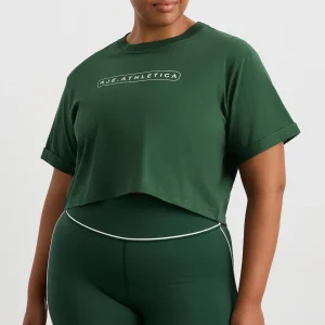 Cheap Aje ATHLETICA Cropped Logo Tee 105 Pine Green