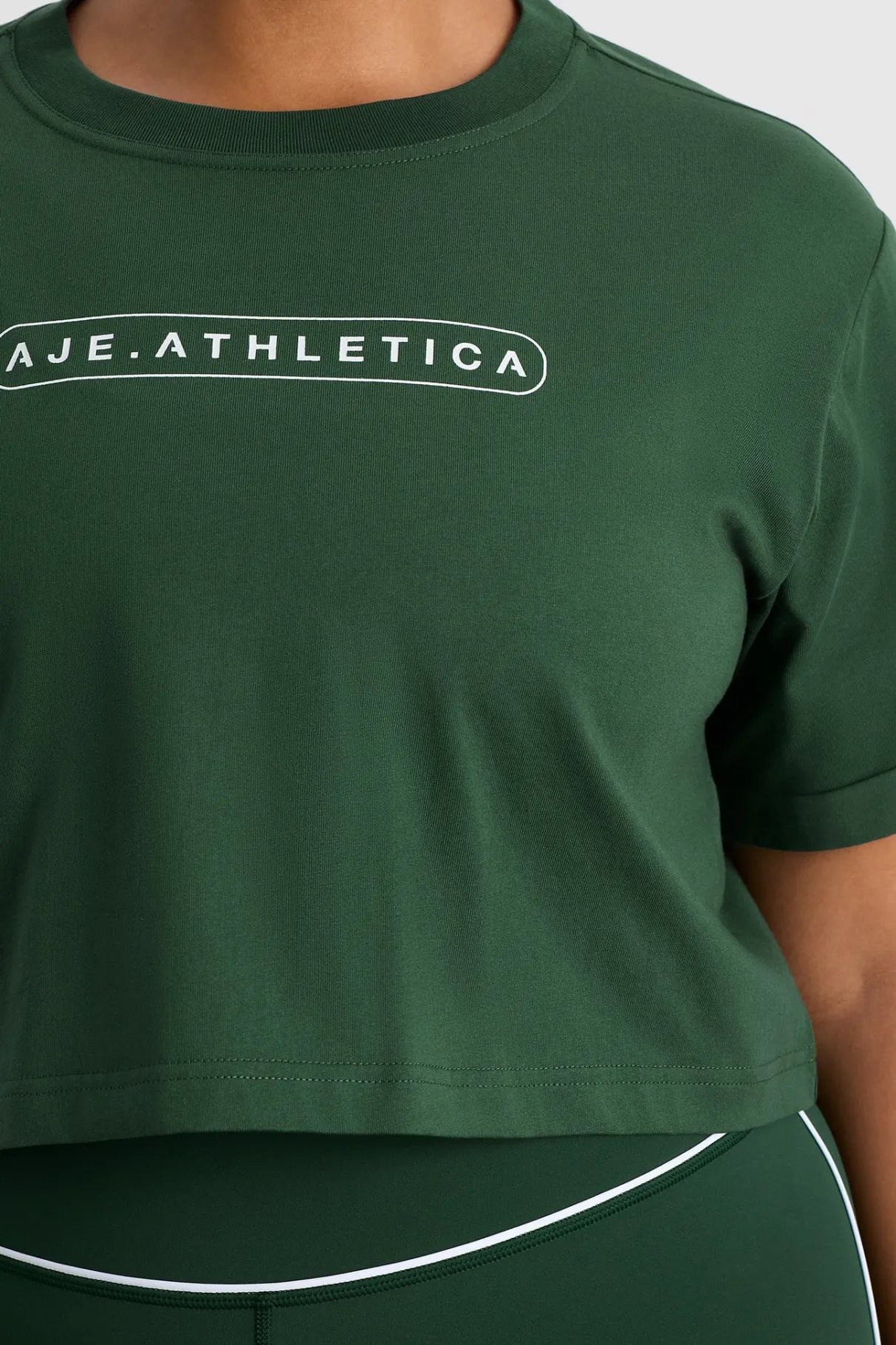 cropped_logo_tee__13.webp Cheap Aje ATHLETICA Cropped Logo Tee 105 Pine Green