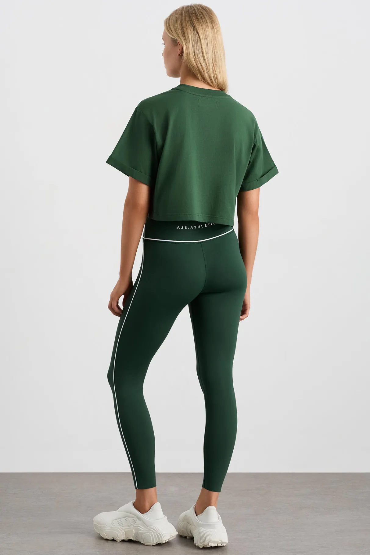 cropped_logo_tee__5.webp Cheap Aje ATHLETICA Cropped Logo Tee 105 Pine Green